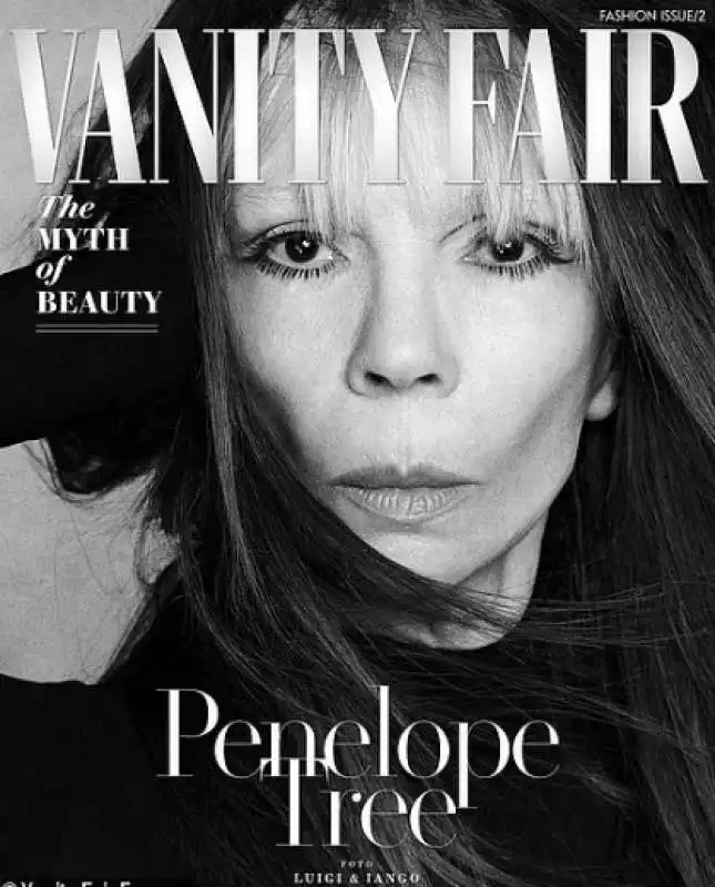 penelope tree  sulla copertina di vanity fair