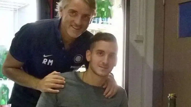 roberto mancini e il figlio andrea 