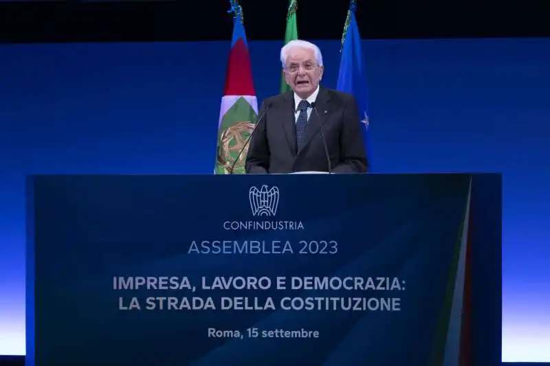 sergio mattarella   assemblea di confindustria 2