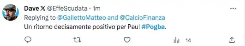 tweet sulla positivita al testosterone di pogba 5