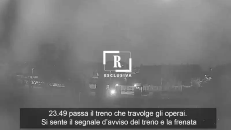 video del treno che travolge gli operai a brandizzo   1