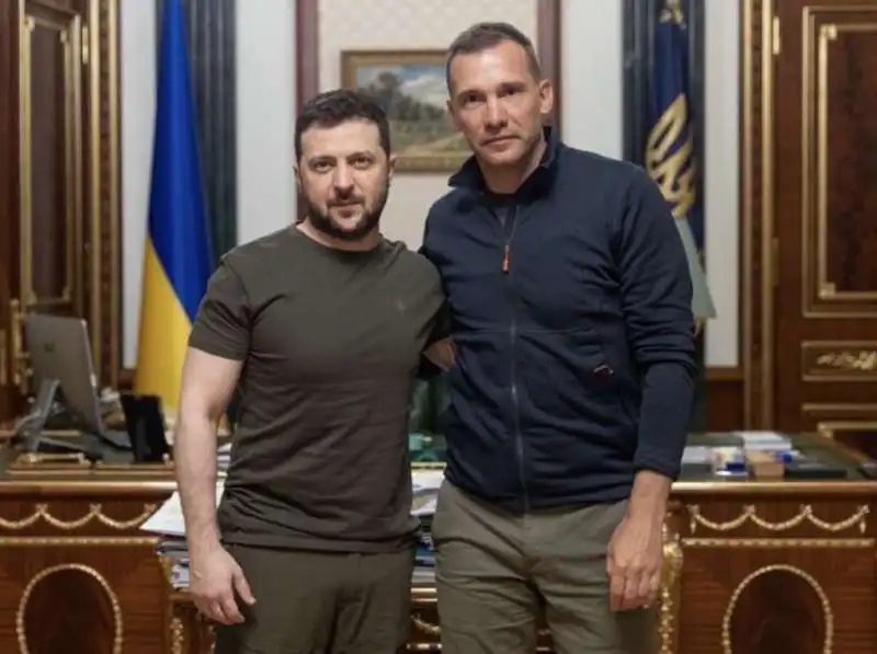 VOLODYMYR ZELENSKY - ANDRIJ SHEVCHENKO 