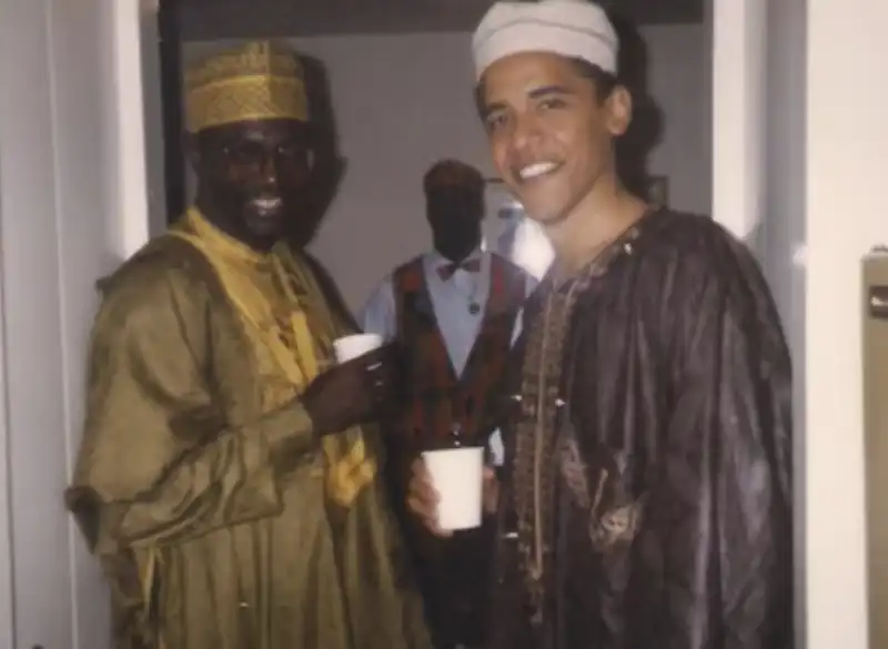 ABONGO MALIK OBAMA CON BARACK OBAMA