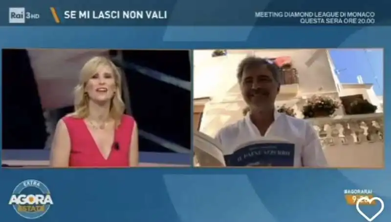 beppe convertini ospite di agora per presentare il suo libro   3