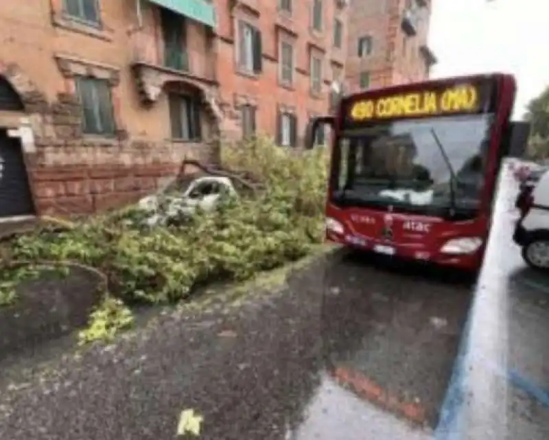 bomba d'acqua su roma   5