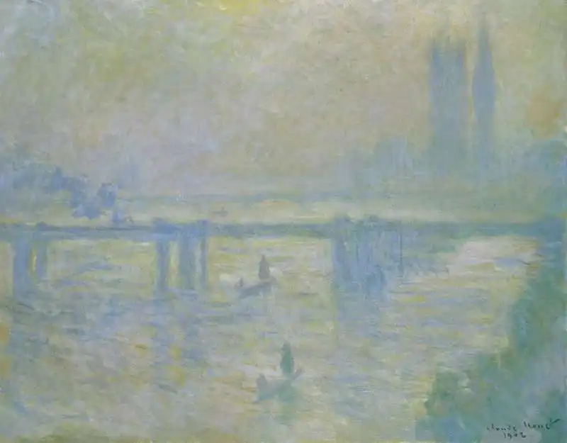 claude monet   london charing cross bridge 1902  