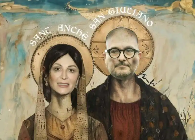 daniela santanche gennaro sangiuliano - meme