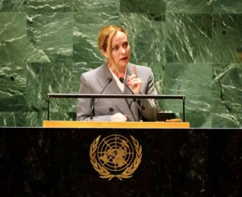 GIORGIA MELONI ALL ONU