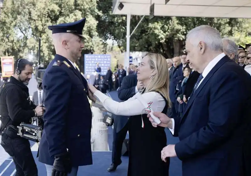 GIORGIA MELONI - ANNIVERSARIO POLIZIA DI STATO