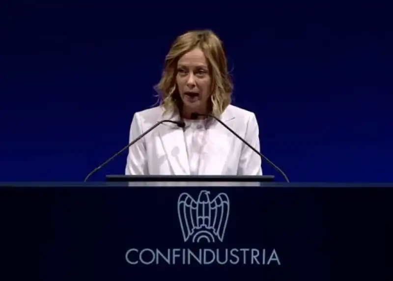 GIORGIA MELONI - ASSEMBLEA DI CONFINDUSTRIA