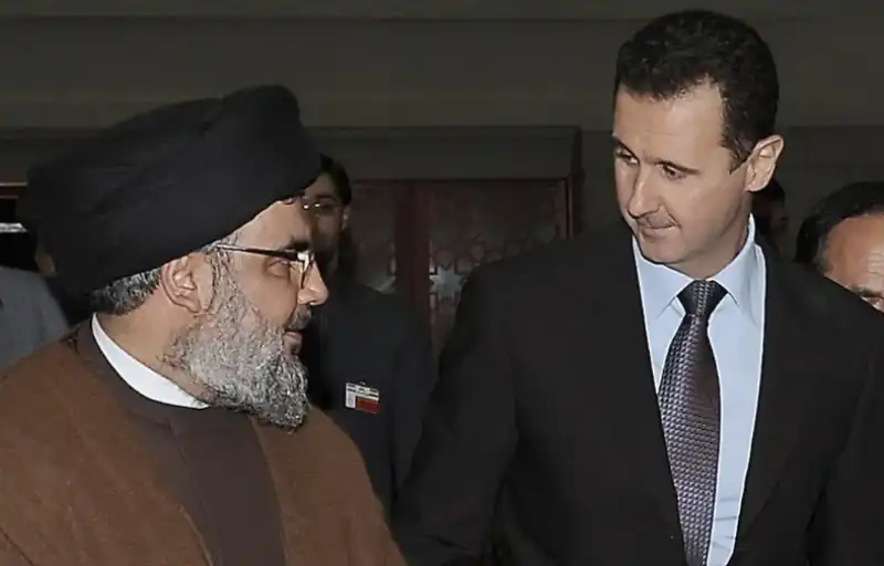 HASSAN NASRALLAH Bashar al Assad
