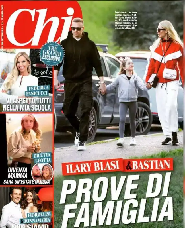 ilary blasi e bastian   chi marzo 2023