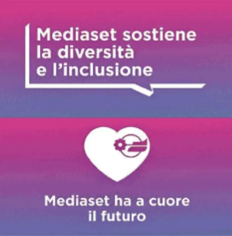 LA CAMPAGNA DI MEDIASET A FAVORE DI INCLUSIONE E DIVERSITA