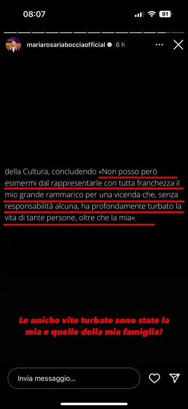 le storie instagram di maria rosaria boccia contro gennaro sangiuliano   2