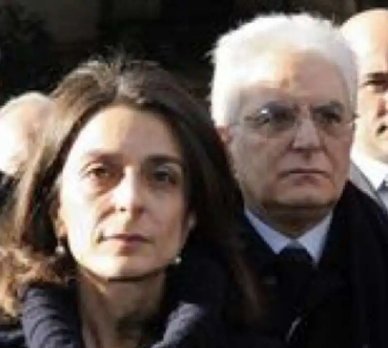 maria mattarella con lo zio sergio