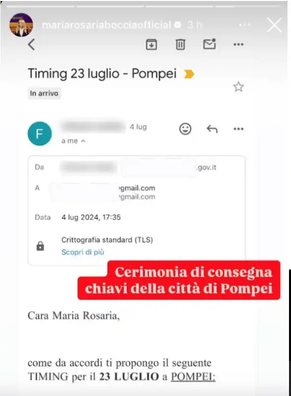 maria rosaria boccia pubblica biglietto viaggio a pompei 