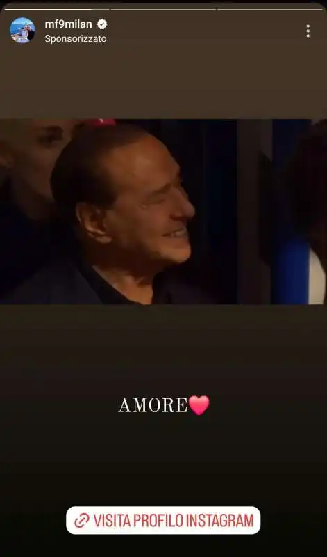 MARTA FASCINA SPONSORIZZA PROFILO CON VIDEO BERLUSCONI