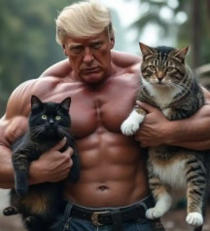 meme di donald trump e i gatti  1