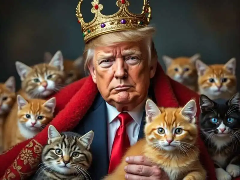 meme di donald trump e i gatti  17