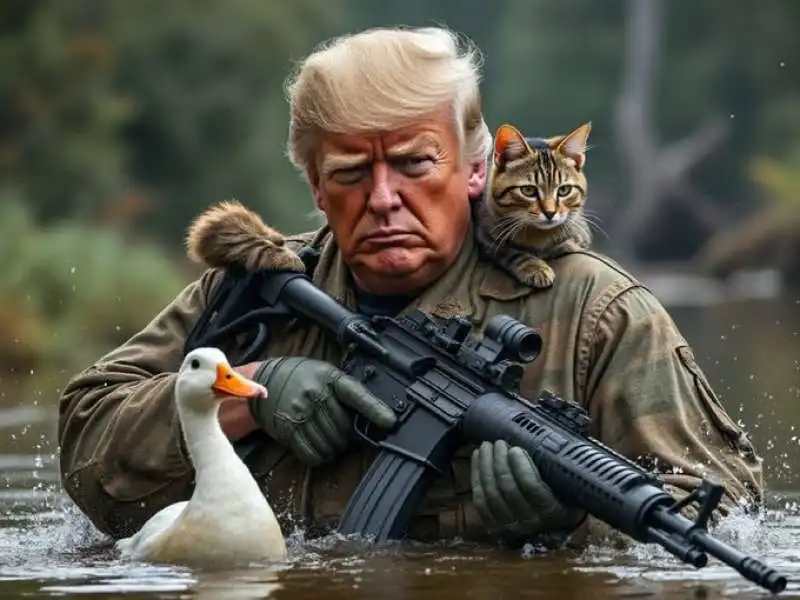 meme di donald trump e i gatti  18