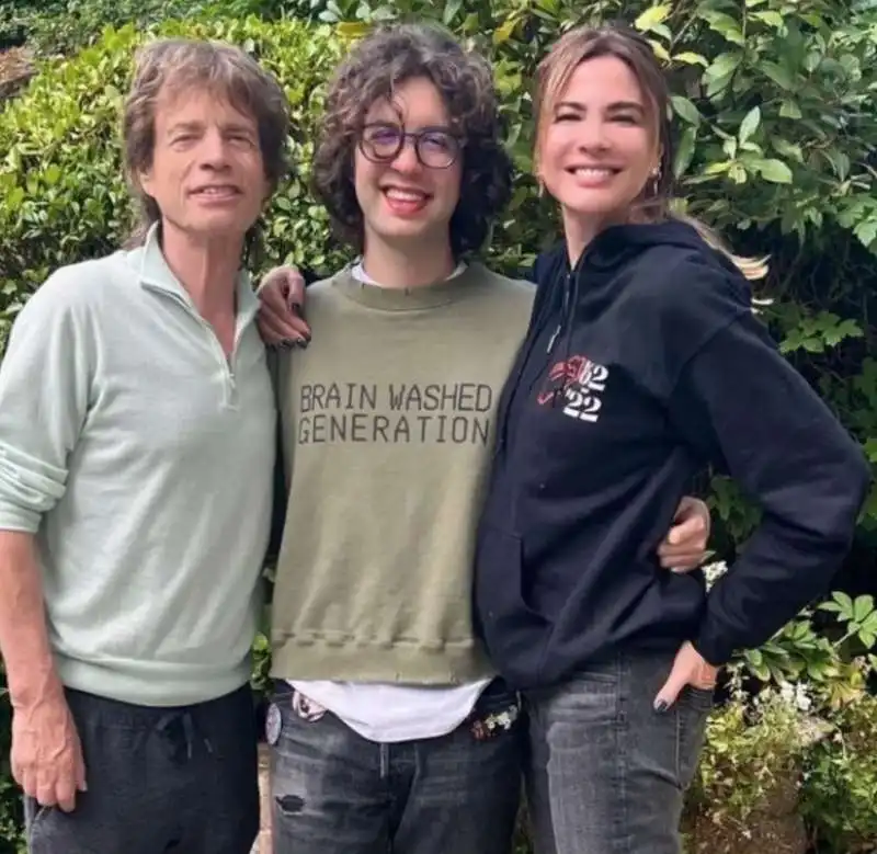 mick jagger lucas jagger e luciana gimenez 