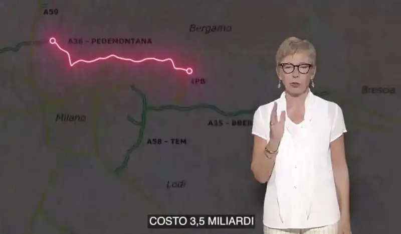 milena gabanelli autostrade lombardo-venete

