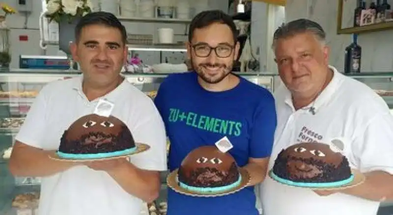 PASTICCERIA FRESCO FORNO CREA LA TORTA LUKAKU 