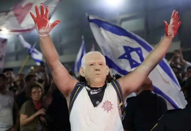 PROTESTE CONTRO NETANYAHU A TEL AVIV 