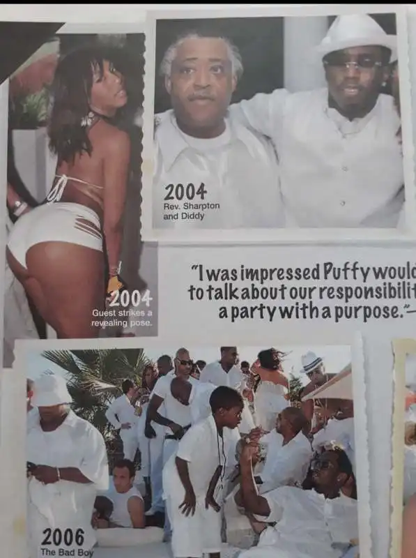 puff daddy white party.  