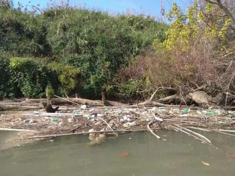 RIFIUTI NEL TEVERE 