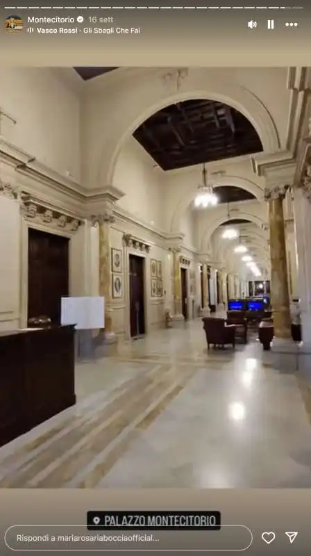 storia instagram di maria rosaria boccia a montecitorio   2