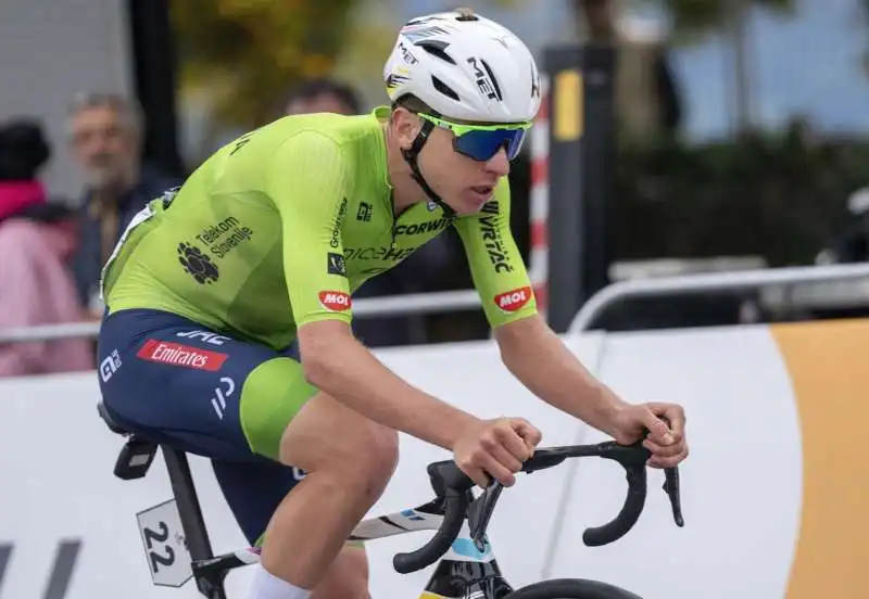 tadej pogacar ai Campionati del mondo di ciclismo su strada a Zurigo - foto lapresse 