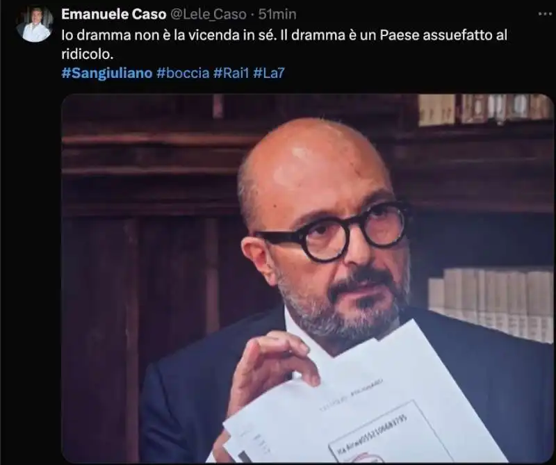 tweet sull intervista di gennaro sangiuliano al tg1   3