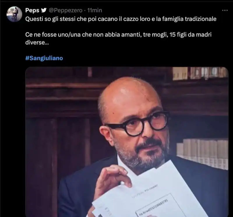 tweet sull intervista di gennaro sangiuliano al tg1   4