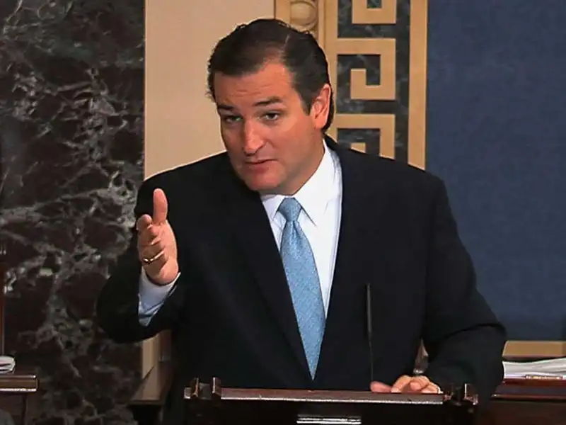 ted cruz has just wrapped up his epic hour defund obamacare talk a thon 