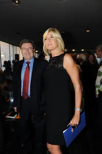 Enrico Giovannini e Myrta Merlino 