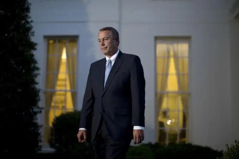 USA JOHN BOEHNER DOPO LINCONTRO CON OBAMA 