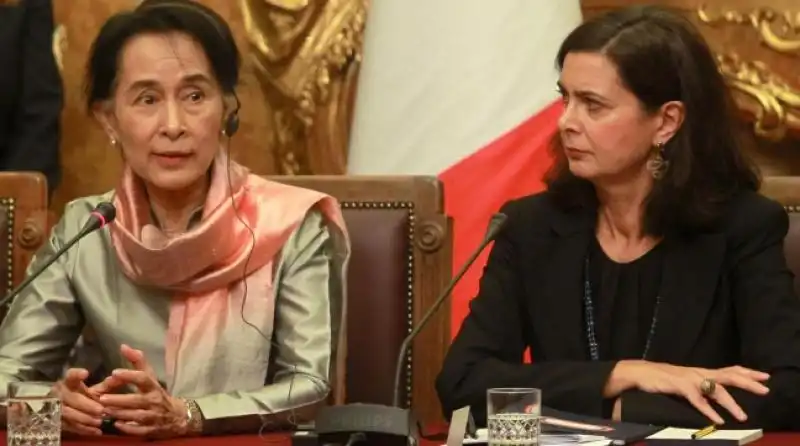 LAURA BOLDRINI E AUNG SAN SUU KYI