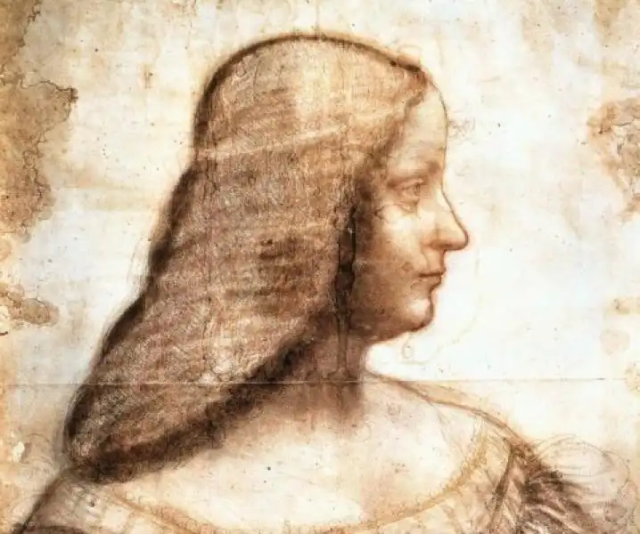 LEONARDO DA VINCI ritratto di isabella d este