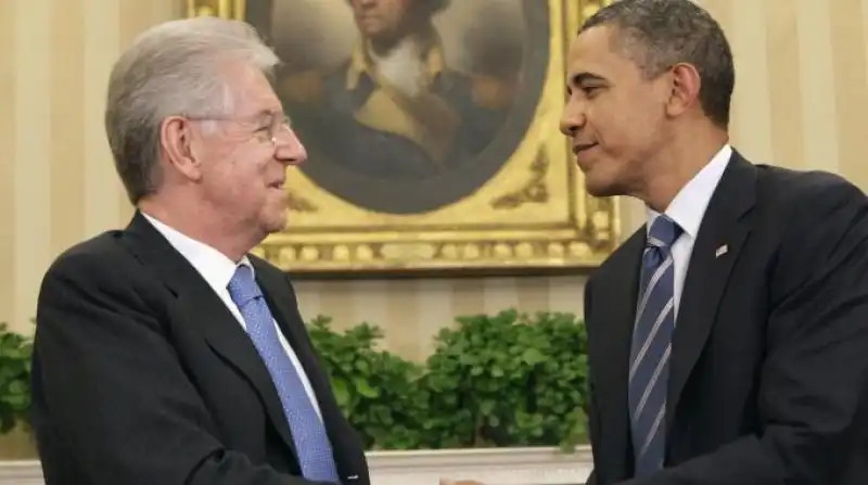 MONTI E OBAMA 