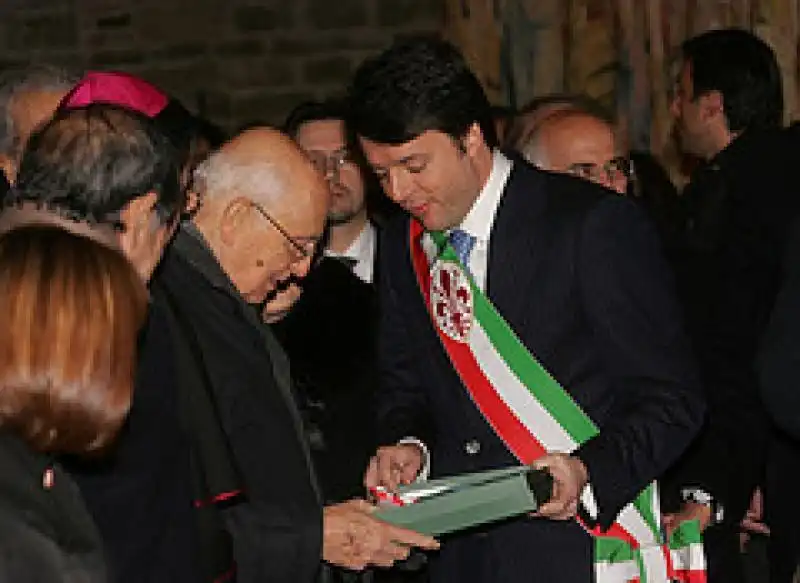 napolitano renzi firenze 