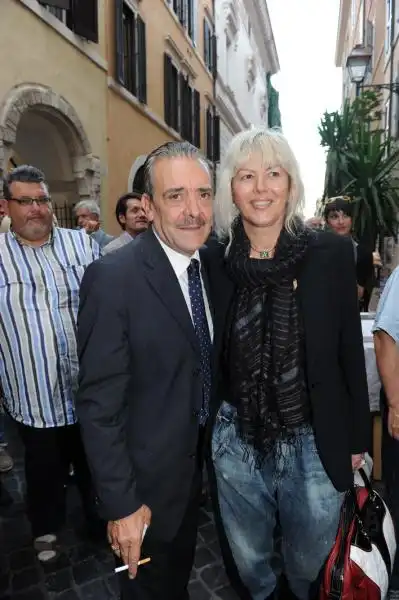 Rino Barillari con Antonella Mastrosanti 