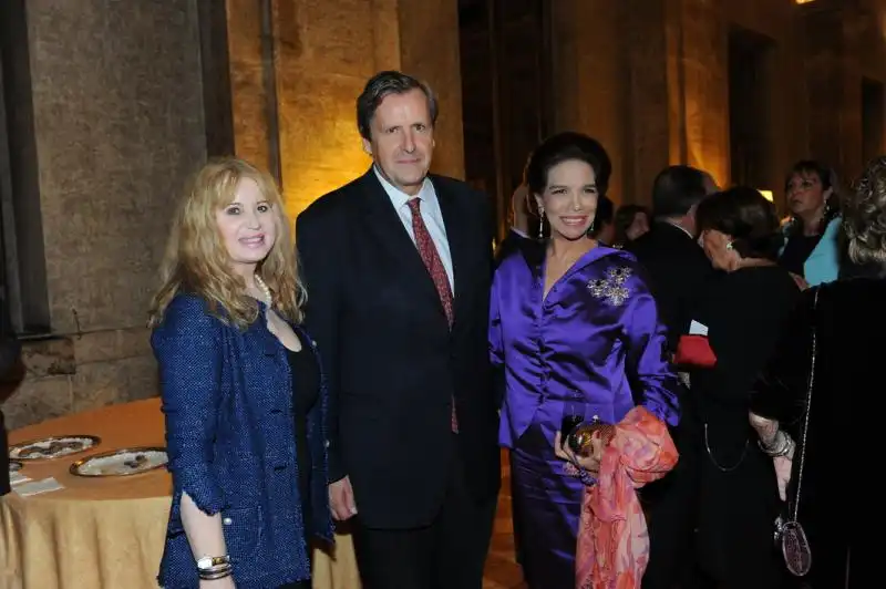 Valeria Licastro Alain Le Roy e Marisela Federici 