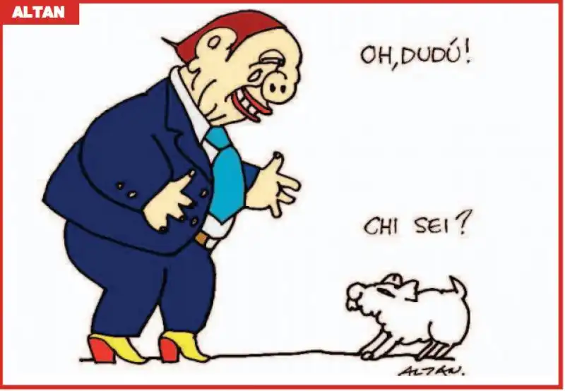 VIGNETTA ALTAN DA REPUBBLICA DUDU E BERLUSCONI 