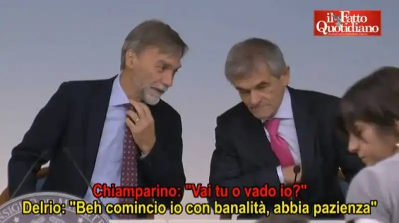 DELRIO E CHIAMPARINO IN CONFERENZA STAMPA 