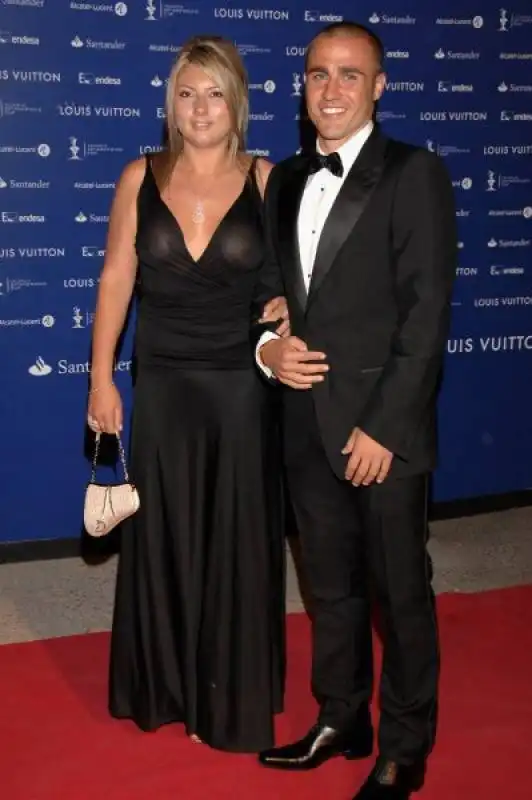 FABIO CANNAVARO E DANIELA ARENOSO