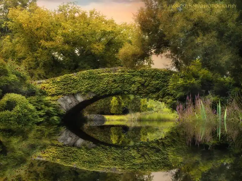 gapstow bridge, new york, stati uniti d'america