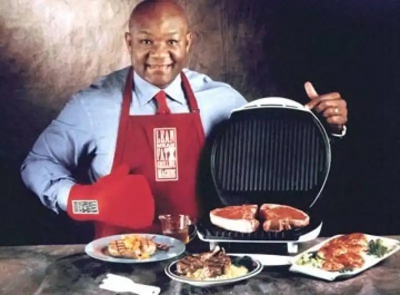 george foreman con il suo grill