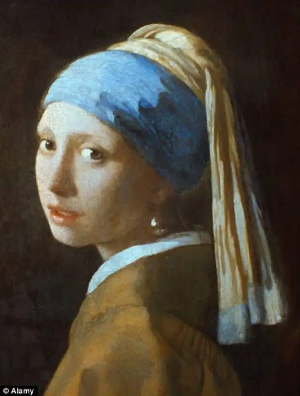 la ragazza con l'orecchino di perla vermeer  