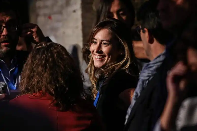 maria elena boschi alla leopolda